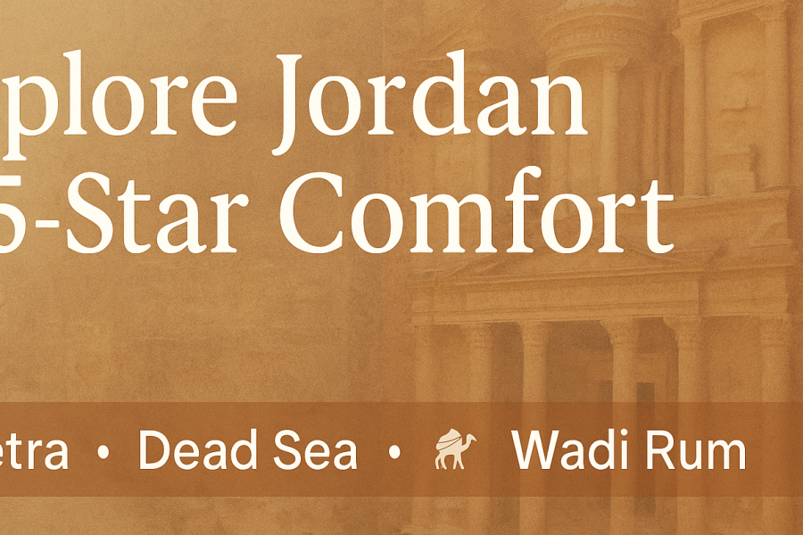 9 days trip to jordan 5 stars